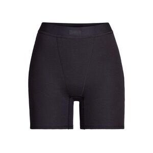 Skims Cotton Rib Boxer — Soot 2X